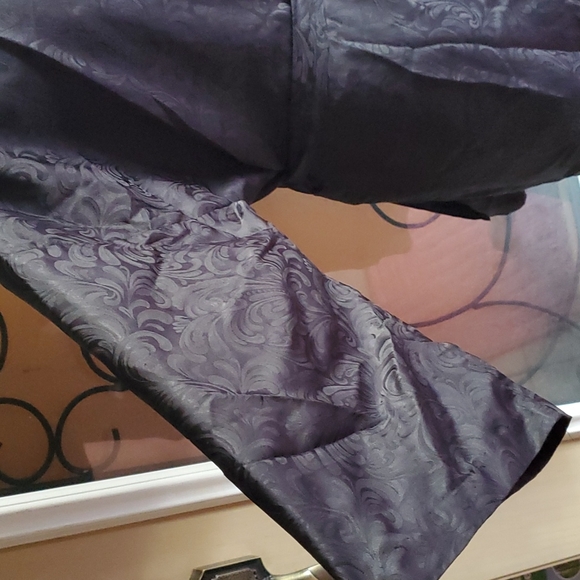 Black Satin Robe with belt - Picture 9 of 15